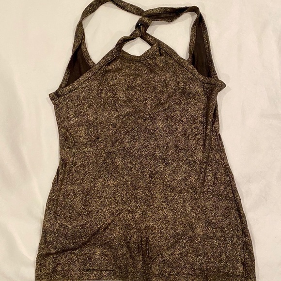 Gold tank top, twist racer back size med - Picture 5 of 6